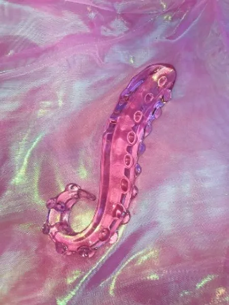 Pink Crystal Dildo  Dildo Glass Tentacle Octopus Pink Extra | Etsy