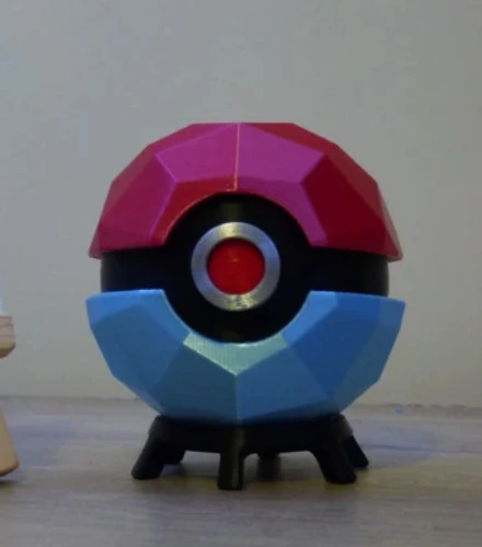 Porygon Pokeball 3D Print