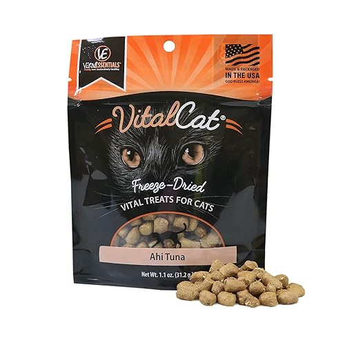 Vital Essentials Freeze Dried Cat Treats, Ahi Tuna 1.1 oz