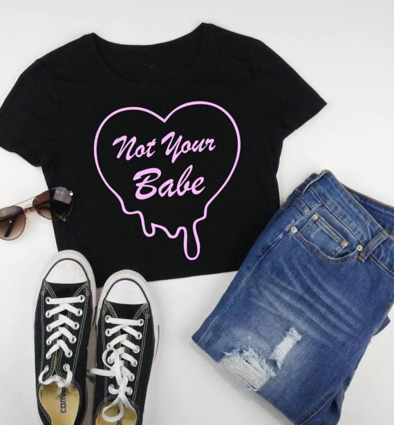Not Your Babe Tee - S