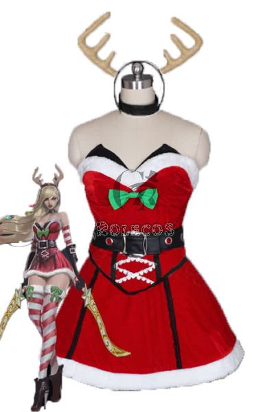 LOL Katarina Du Couteau Game Cosplay Christmas Costumes