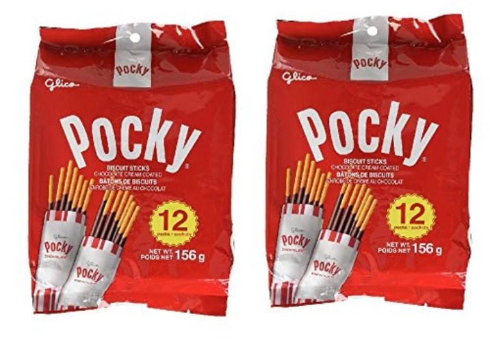 Glico Pocky Chocolate Bag, 156g (2 Pack)