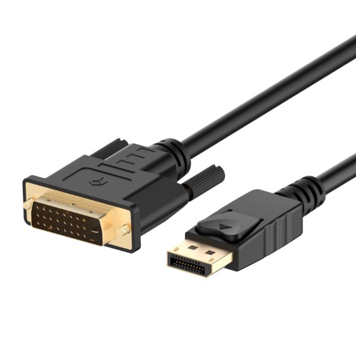 Rankie DisplayPort (DP) to DVI Cable, Gold Plated, 10 Feet, Black - 10 Feet