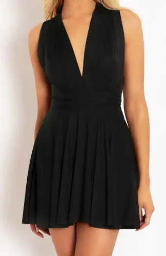 BlackMilk Clothing Sleek Infinity Skater Dress