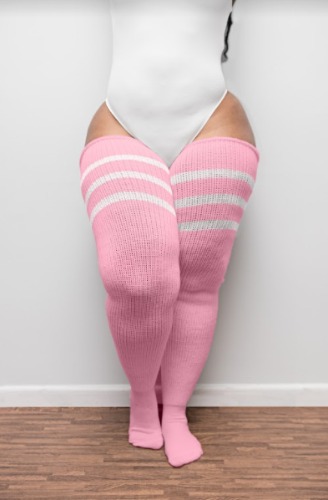 Pastel Pink & Stripes - Long 36 Inches