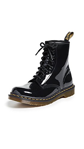 Dr. Martens Women's 1460 Patent Leather Boots Fashion - 5 - Black