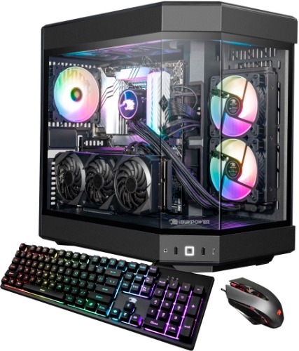 iBUYPOWER - Y60 Gaming Desktop - Intel i7-12700KF - 16GB DDR4 Memory - NVIDIA GeForce RTX 3070 Ti - 1TB NVMe SSD - Black