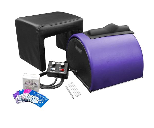 Sybian for Women - Sybian Package - Purple with Beige Attachments