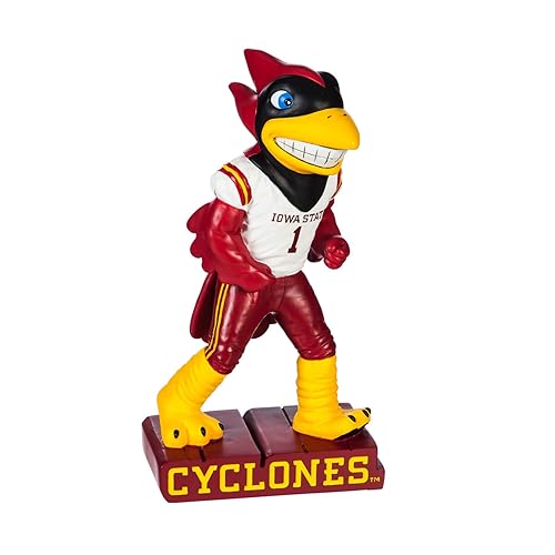 Team Sports America NCAA Iowa State University Fun Colorful Mascot Statue 12 Inches Tall