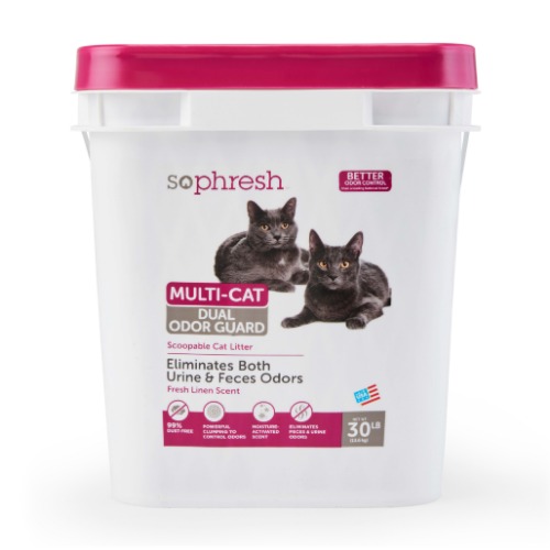 So Phresh Dual Odor Guard Scoopable Cat Litter, 30 lbs. | Petco