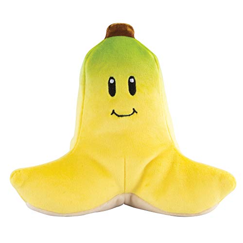 Club Mocchi-Mocchi- Mario Kart Plush - Banana Plushie - Squishy Mario Plushies - Plush Collectible Mario Toys - Soft Plush Toys and Mario Room Decor - 6 inch - Banana Plushie