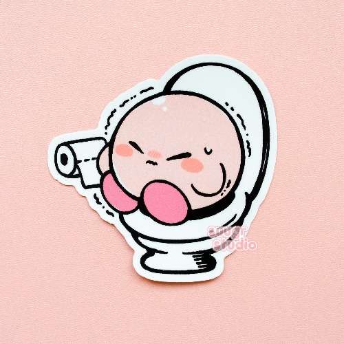 Pooping Poyo Sticker, Fan Merch