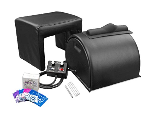 Sybian for Women - Sybian Package - Black with Beige Attachments