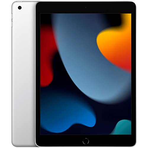 2021 Apple iPad (10.2-inch, Wi-Fi + Cellular, 256GB) - Silver (Renewed) - WiFi + Cellular - 256GB - Silver
