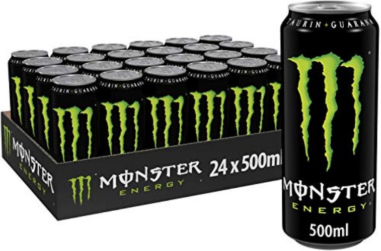 Monster Energy - 50 Cl, Pack De 24 - ginseng - 500 ml (Paquete de 24)
