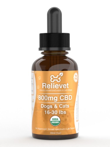 CBD Oil For Dogs | 800mg CBD for 16-30lb dogs (1oz Bottle)