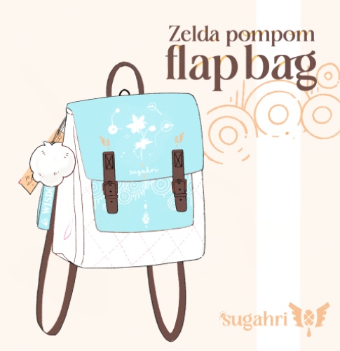 Sundelion and Silent Princess | Zelda Pompom Flapbags | Silent Princess