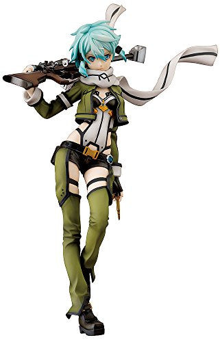 Sword Art Online II - Sinon - 1/7 (Aquamarine, Good Smile Company) - Pre Owned
