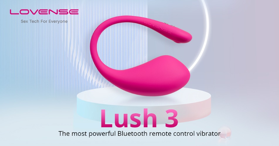 Lovense® Lush 3: Bluetooth remote control G-spot vibrator!