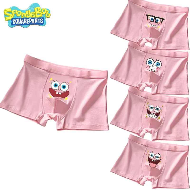 SpongeBob Patrick Star Men Panties Cartoon Underwear Boxershorts Funny Breathbale Comfortable Underpants 3D Cotton Underwear - AliExpress 26