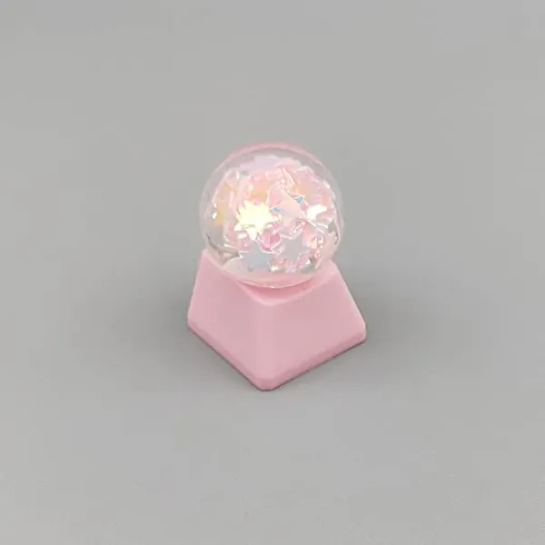 YupYay Crystal Ball Keycap Esc keycaps DIY Personality Custom Keycap Replacement Bottom Keycaps Gift for Cherry Mx Switch