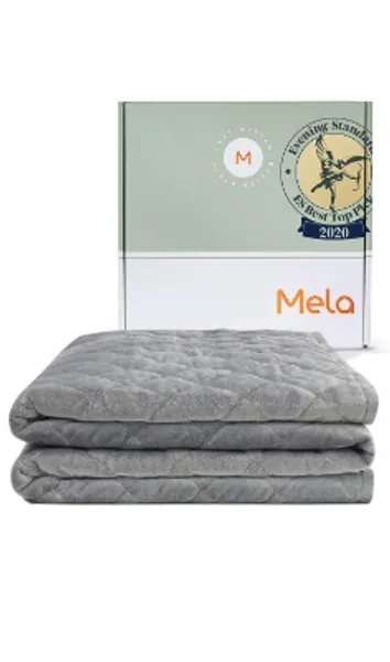 Weighted Blanket - Supports Healthy Sleep  Can Help Reduce Stress - Includes Premium Super Soft  Washable Cover - 7KG - UK Double Size - Heavy Blanket (135cm x 190cm)