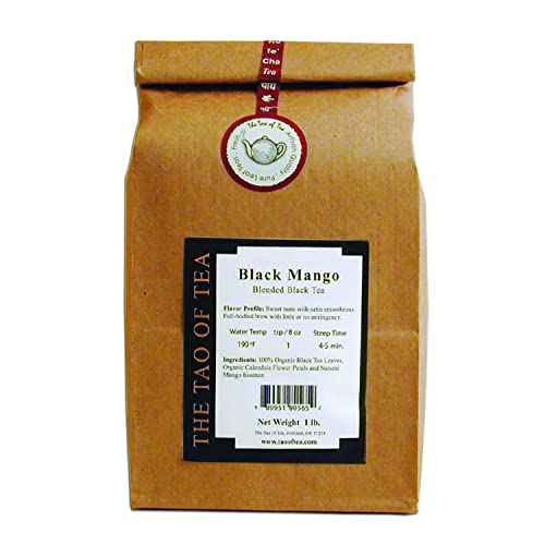 The Tao of Tea Black Mango Blended Black Tea, 1-Pounds