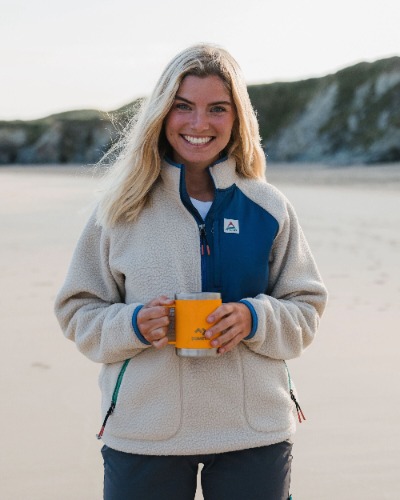 Home Recycled Sherpa Fleece - Oatmeal  | XXL