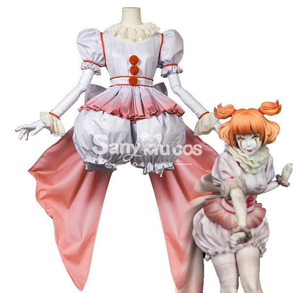 【In Stock】Movie It Cosplay Loli Pennywise Cosplay Costume