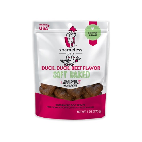 Shameless Pets Duck Duck Beet Soft Baked Dog Treat | 6 oz