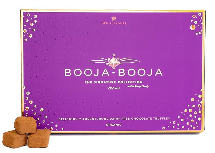 Booja - Booja, The Signature Collection Gift Box | Selection of Vegan Chocolate Truffles, 184g - Signature