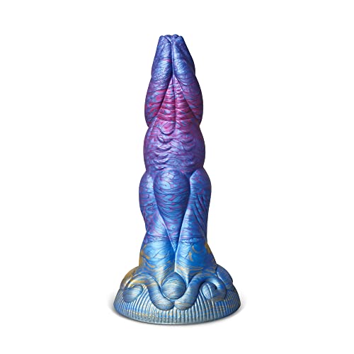 BeHorny Dildo Sex Toy, Liquid Silicone Alien/Dragon with Suction Cup, Mixed