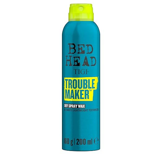 Bed Head by TIGI - Trouble Maker Dry Spray Hair Wax - Texture Finishing Spray - 200 ml