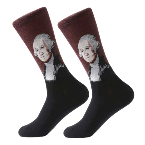 George Washington Socks from the Sock Panda - Large