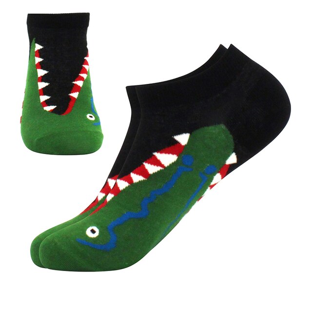 Gator Snack Ankle Biter Ankle Socks - Large