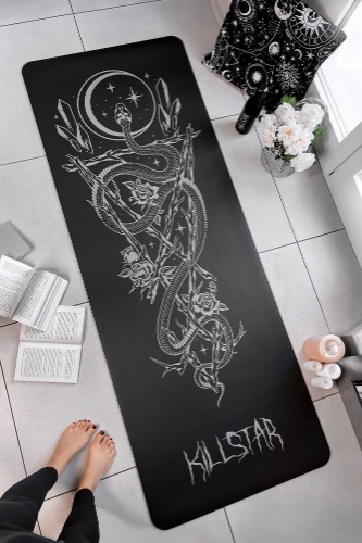 Killstar Yoga Mat | One Size / Black / 100% Natural Rubber