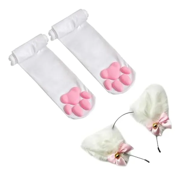 ztowoto Damen Katzenpfotenstrümpfe Socke