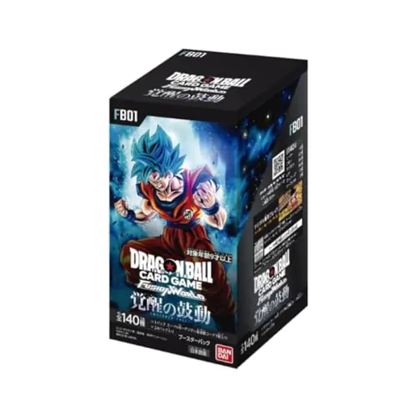 Dragon Ball SUPER Card Game - Fusion World Awakened Puls - Display mit 24 Boostern - [ FB-01 ] - JAPANISCH + Heartforcards® Versandschutz