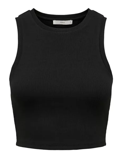 ONLY Damen Onlvilma S/L Cropped Tank Top Jrs Noos