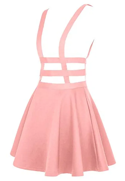 Damen A Linie Halloween Träger Minirock hosenträger Rock