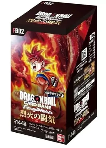 Dragon Ball SUPER Card Game - Fusion World: Blazing Aura - Display - [ FB-02 ] - JAPANISCH + Heartforcards® Versandschutz