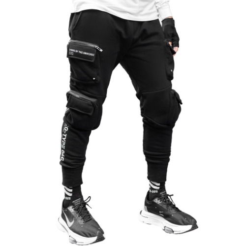 CG-Type 04G Black Cargo Joggers | Small