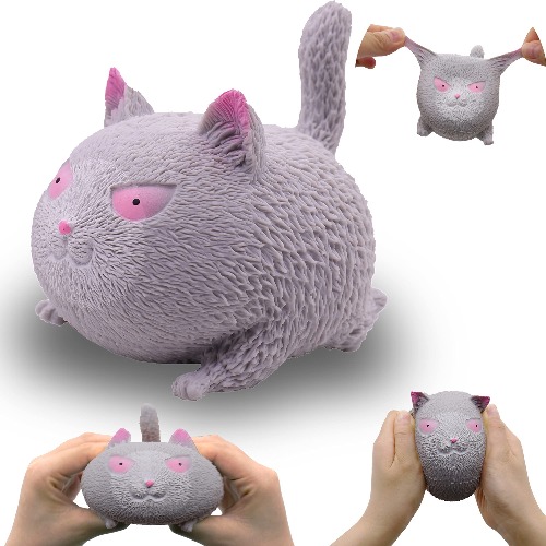 Funny Cute Stretch Cat-Shaped Ball, Scented,Fidget Toys Stress Relief Squeeze Ball Stress Toys for Kids and Adults,Sensory Toys for Autism,Anxiety Relief - Tammmy