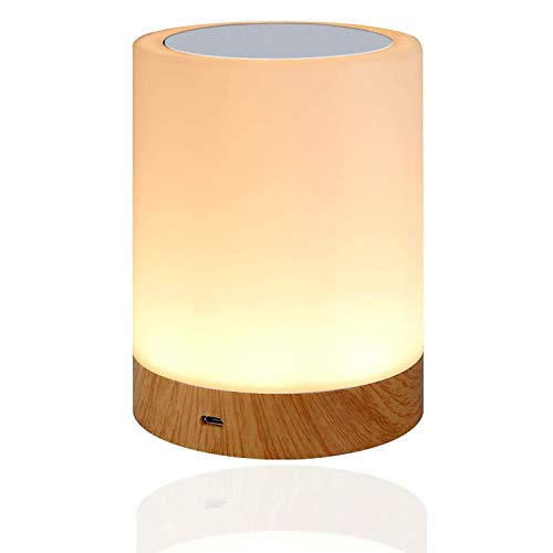 Homcasito Touch Lamp Night Light for Kids LED Nursery Bedside Lamp Table Lamp Rechargeable Dimmable Gift for Kids Baby Bedroom - M1