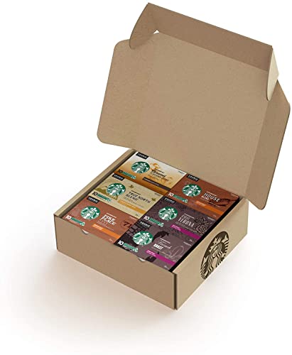 Starbucks Coffee Variety Pack, Single Serve Keurig K-cup Pods, 6 Boxes, 60 Capsules - Variety Pack - 10 Count (Pack of 6)