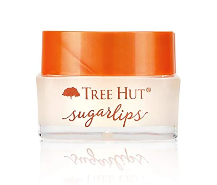 Tree Hut Sugarlips Sugar Lip Scrub, Sweet Mint, 0.34oz Jar, Shea Butter and Raw Sugar Scrub Ultra-Hydrating Lip Exfoliator, Lip Care