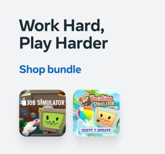 Vacation Simulator + Job Simulator (VR games bundle)