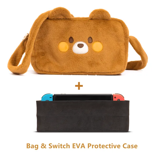 GeekShare Orange Bear Carrying Bag | Bag & Switch EVA Protective Case