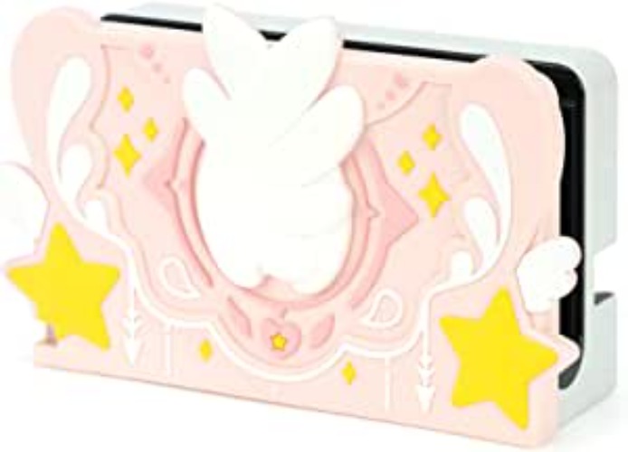 Soft Silicone Faceplate Cover for Nintendo Switch Dock - Star Wings Series