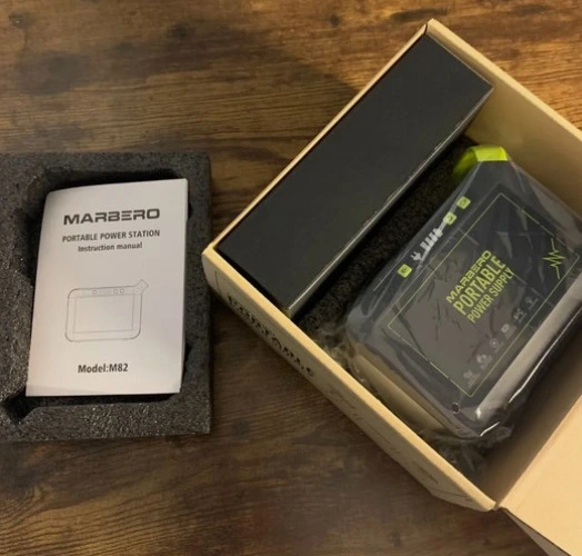 [open box / used ] MARBERO 88Wh Portable Power Station 24000mAh Camping Solar Generator (OPEN BOX)